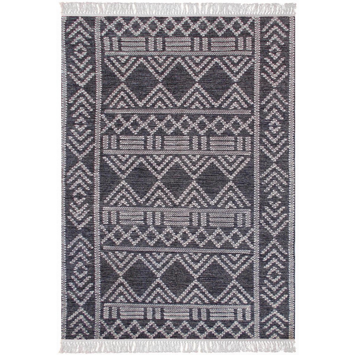 Tapis Maés Charbon/ivoire 190 x 290