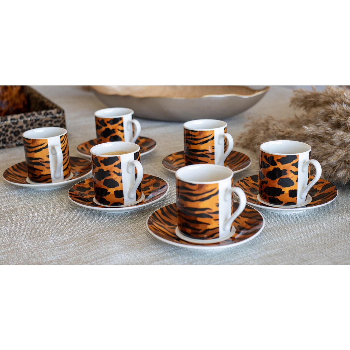 Safari coffee cups - Lot of 6