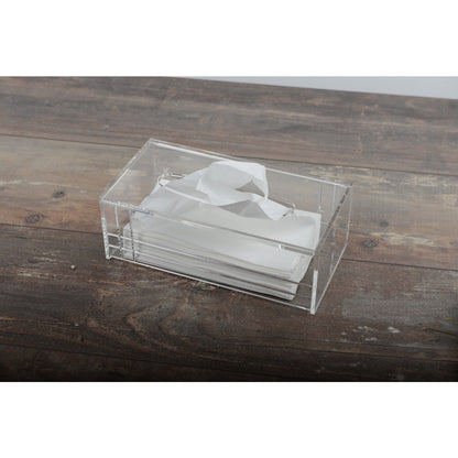 RECTANGULAR ACRYLIC TISSUE BOX