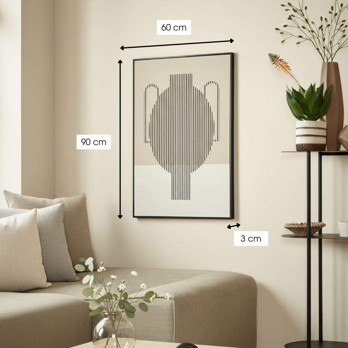Wall decoration Black