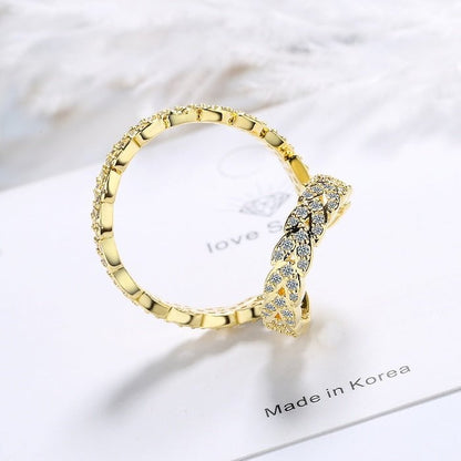 Double Hoops Dazzling Ear Cuff-One piece