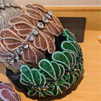 Luxurious Flower Petals Headband