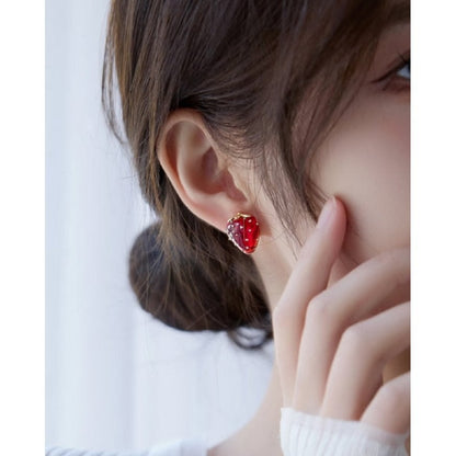 Sweet Strawberry Jewelry Set