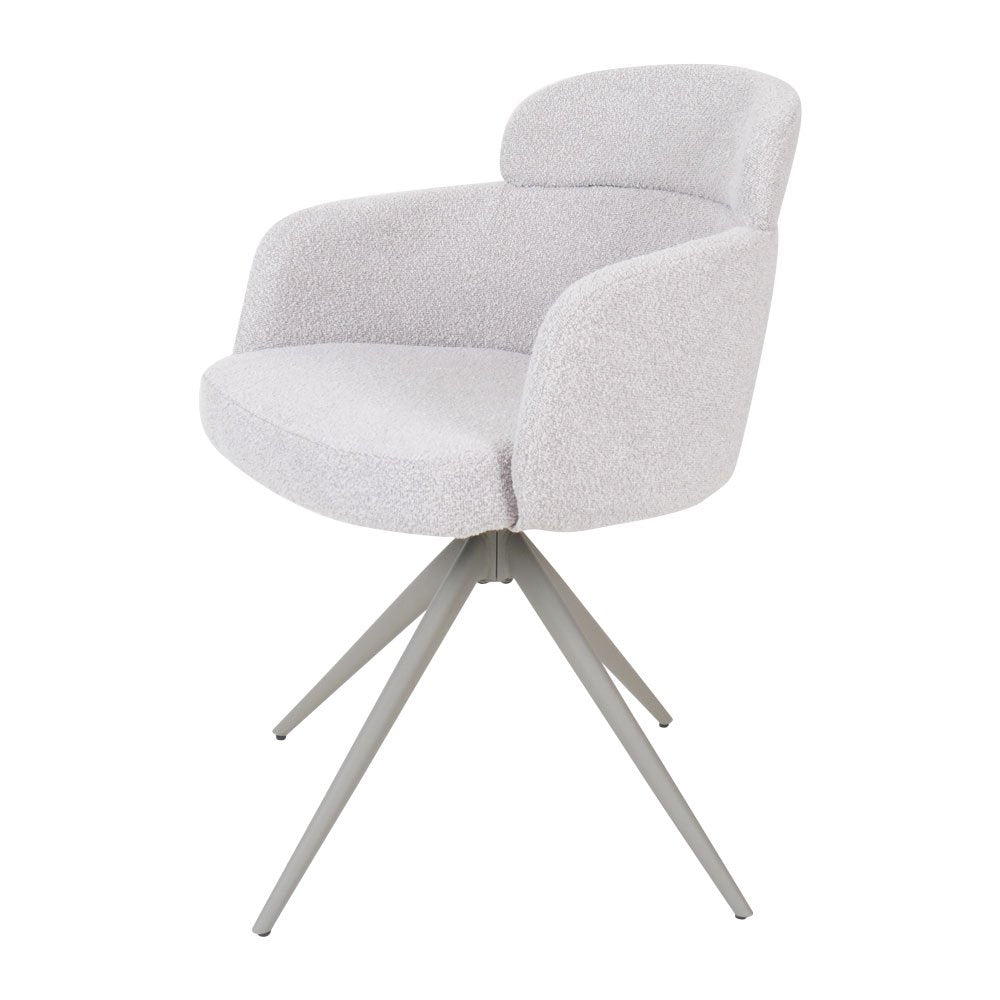 Dining room chair Chase - Bouclé - Naturel