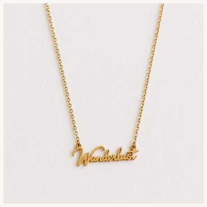 Delicate 'Wanderlust' necklace