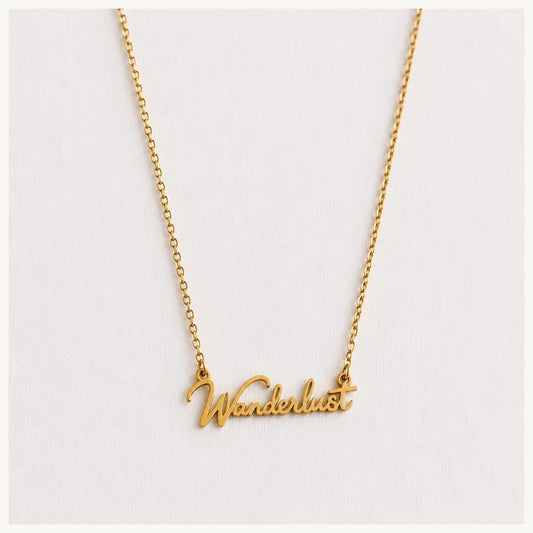 Delicate 'Wanderlust' necklace