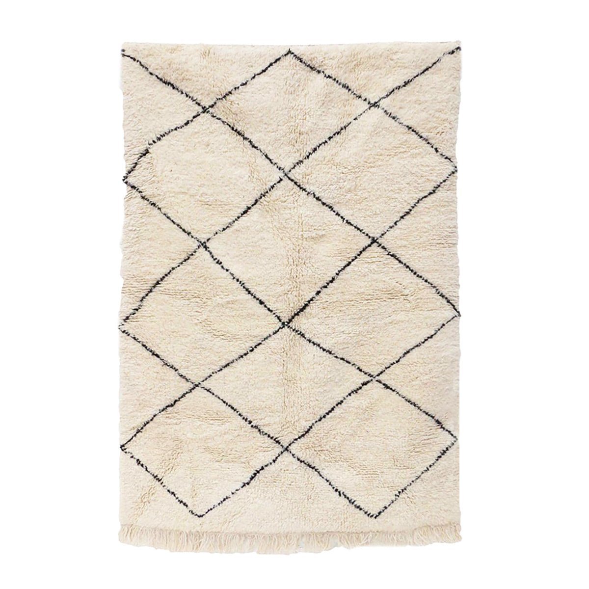 Pure wool Moroccan Berber rug 143 x 200 cm SOLD