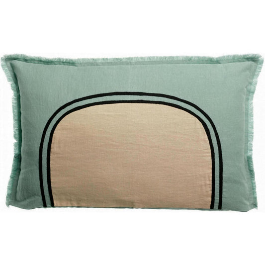 Laly Opaline two-tone cushion 40 x 65