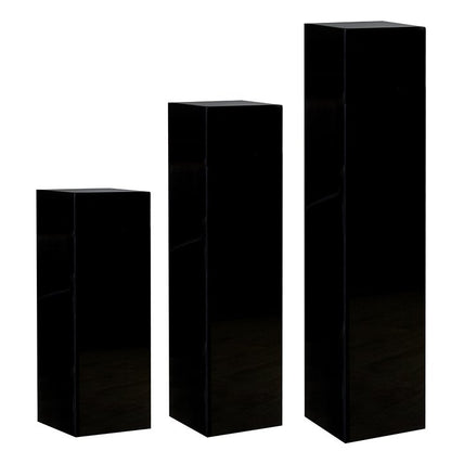 Column "Solid" glossy black H.120cm