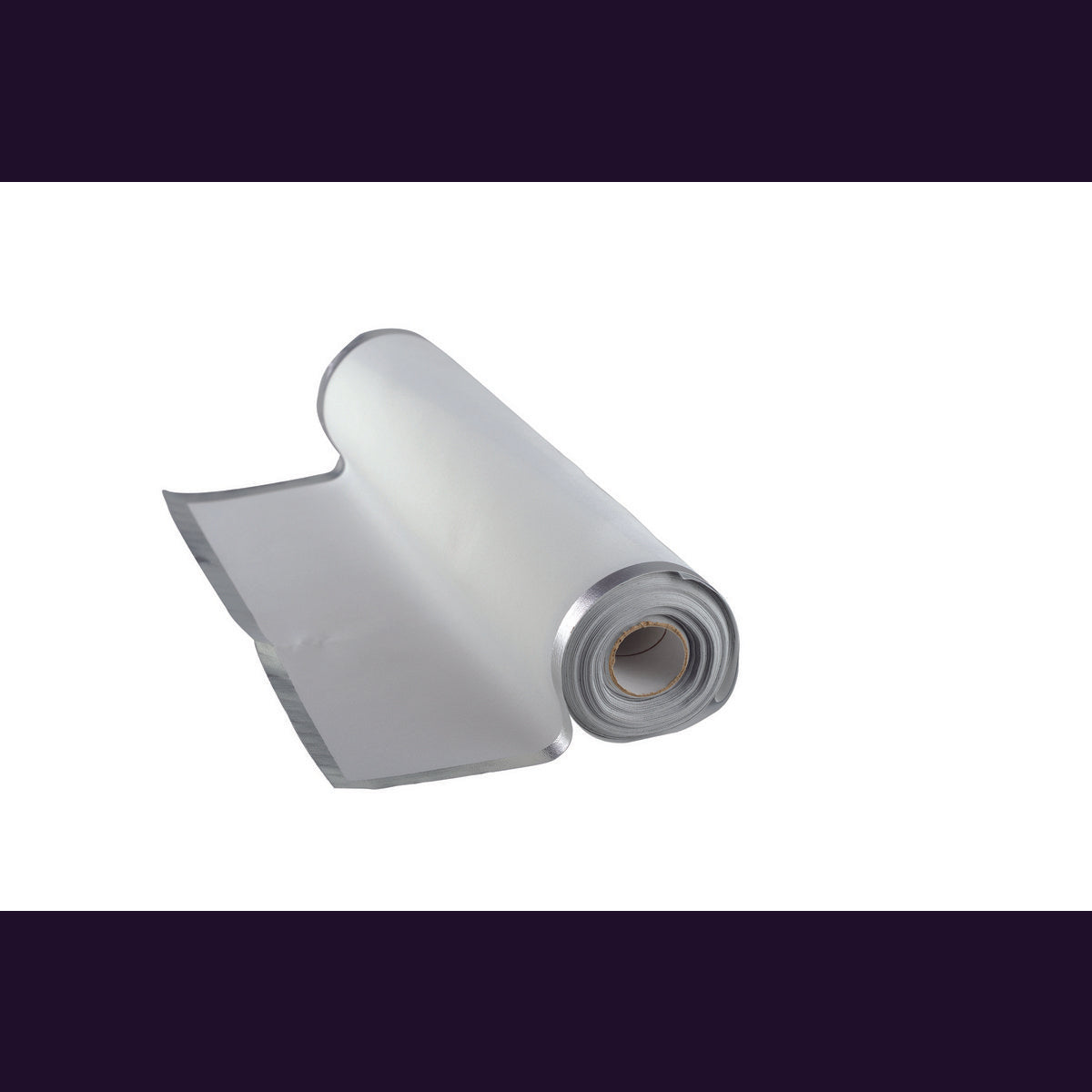 DISPOSABLE PLATE MAT 31.5x45CM WHITE AND SILVER ROLL 32 PCS