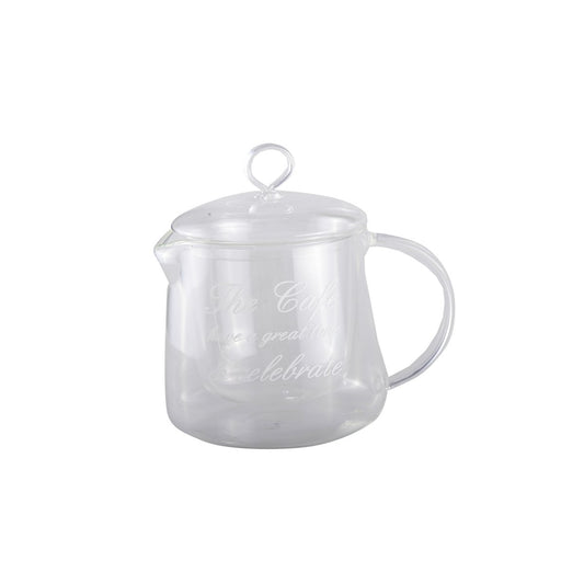 DOUBLE WALL TEAPOT WITH INSCRIPTION