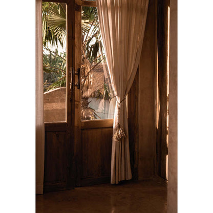 The Cone Shell Tassel - Natural White