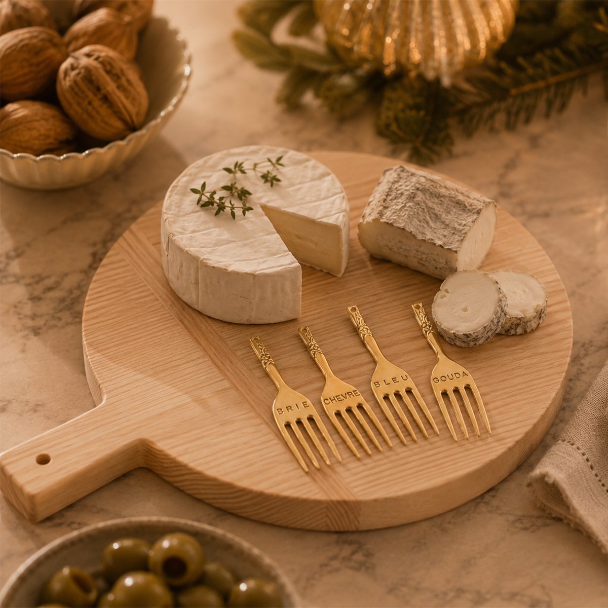 Cheese forks - set of 4