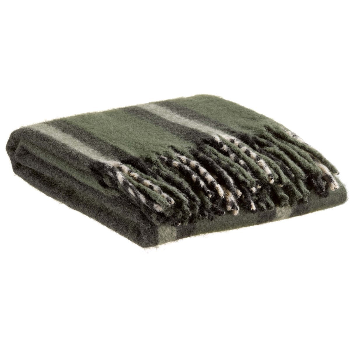 Recycled plaid Isabel Rayé Fir 130 x 160