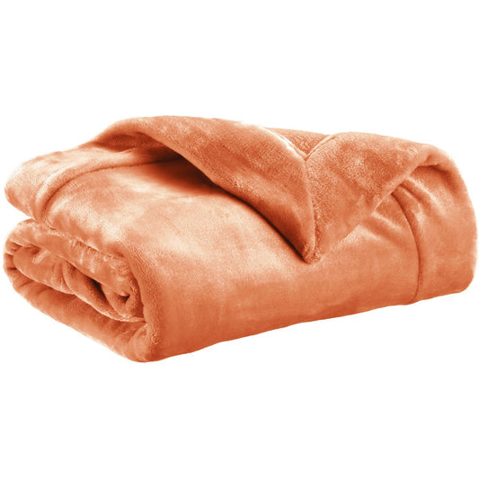 Plaid tender papaya 150 x 200