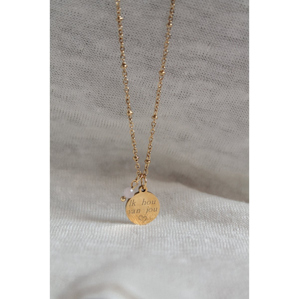 Necklace I Love You - Gold