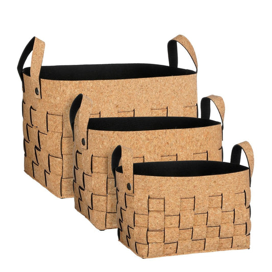 Storage basket set Brown