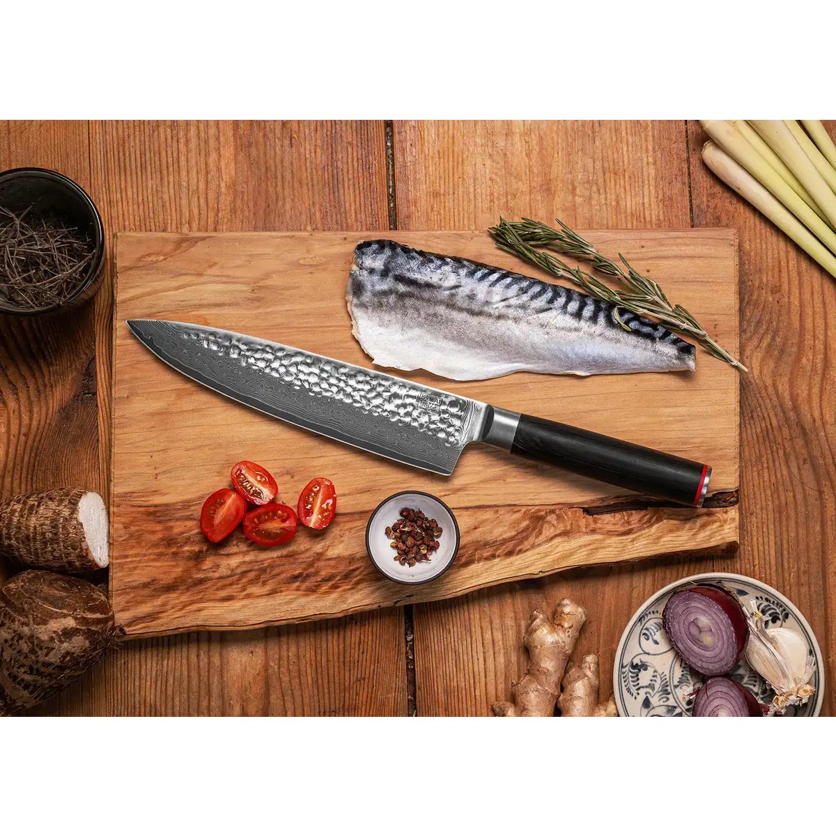 Gyuto Damascus Chef Knife