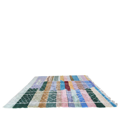 Berber wool rug from M'Rirt contemporary 214 x 306 cm