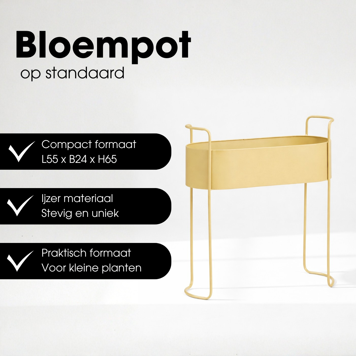Flowerpot inside Moritz Beige