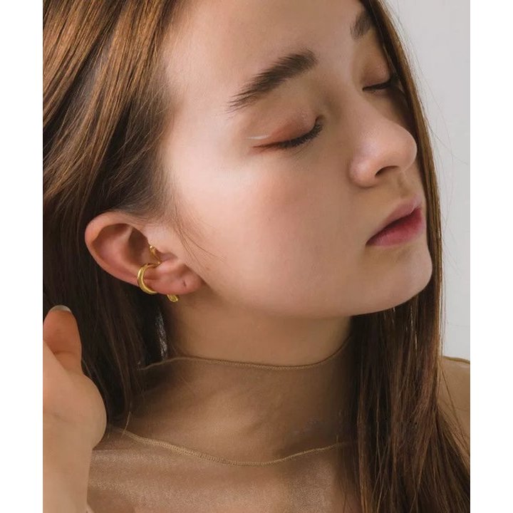 Geometric Line Small Ear Cuff- One Piece