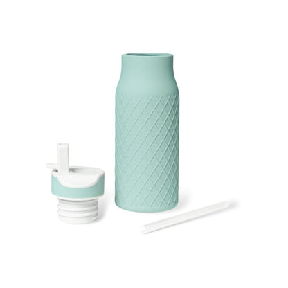 Isa silicone drinking bottle-Desert sage 400 ml