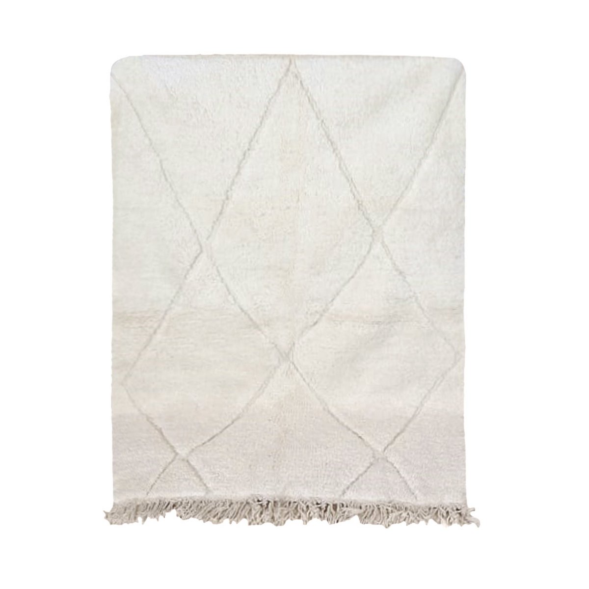 Berber rug Beni Ouarain pure wool 105 x 205 cm