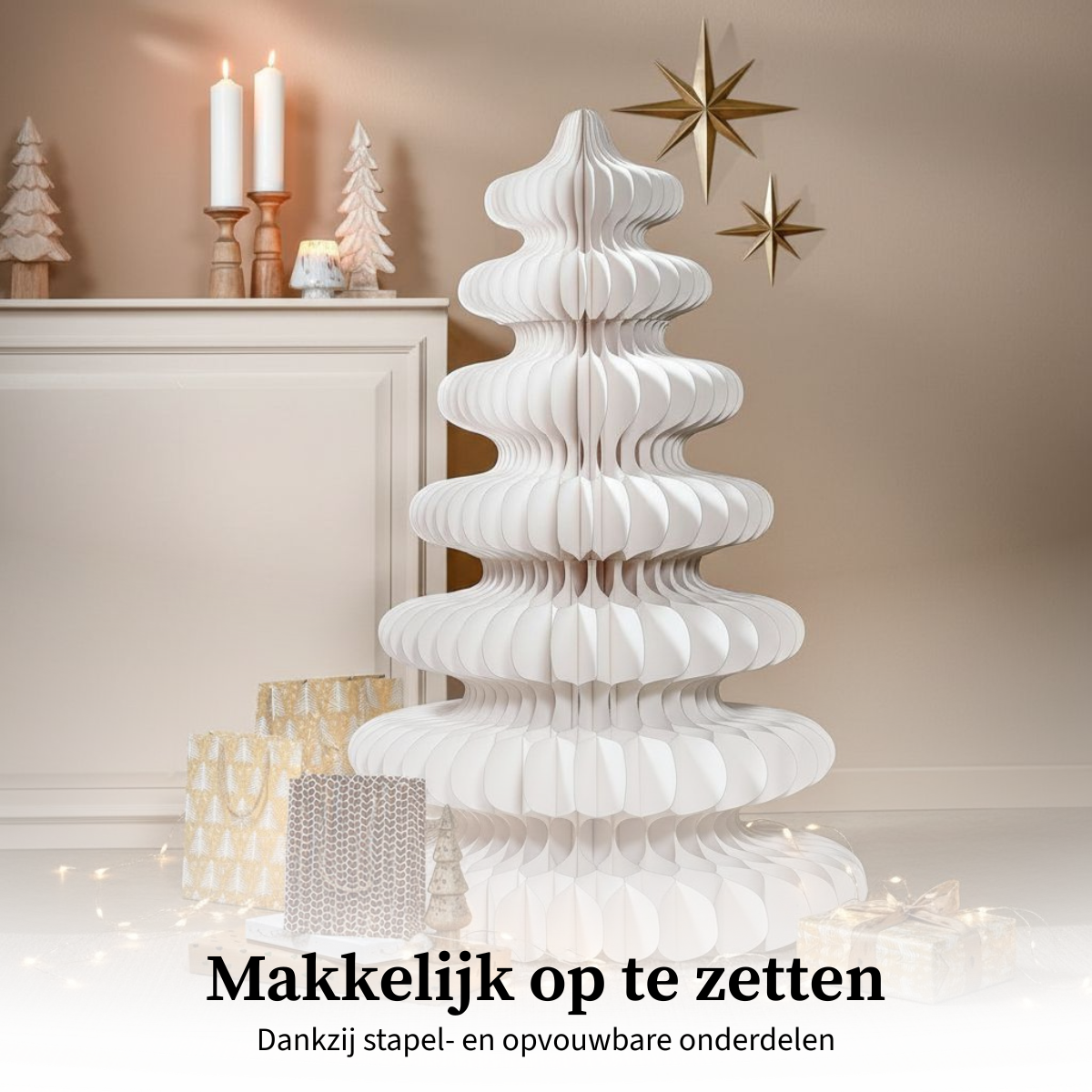 Decorative Christmas tree White