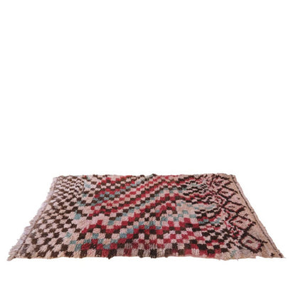 Pure wool Moroccan Berber rug 110 x 176 cm