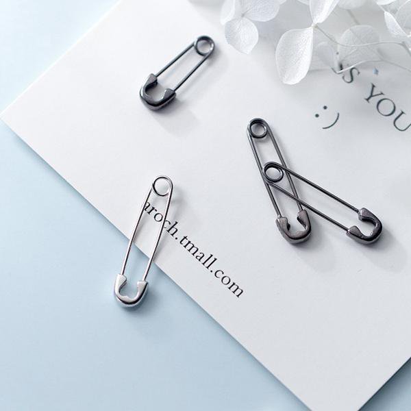 Unique Minimalist Paper Clip Earrings - One pair