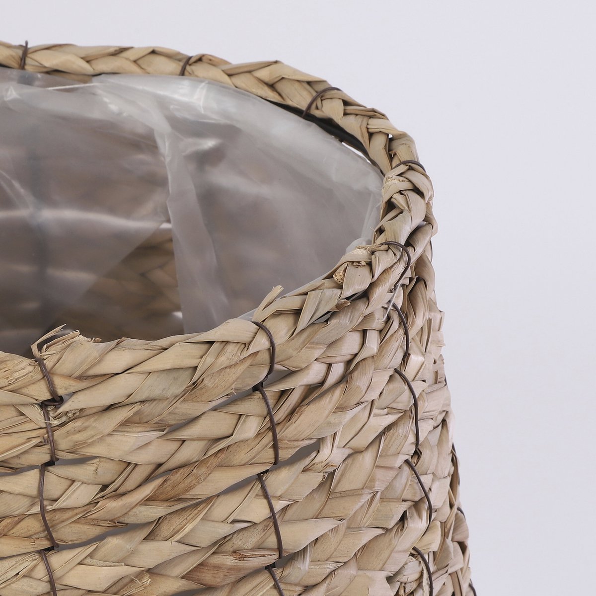 Plant basket set Avalon Light brown