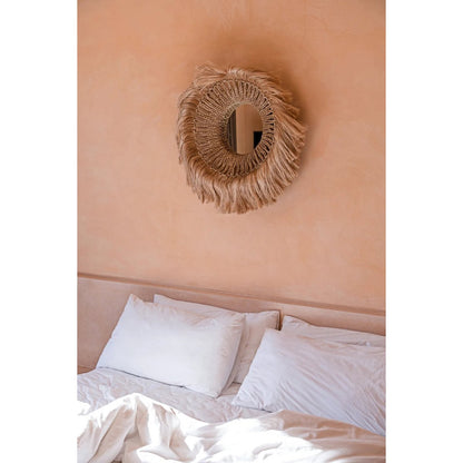 The Abaca Solomon Mirror - Natural