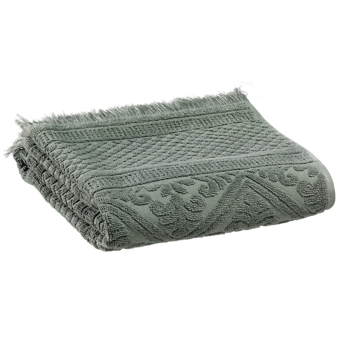 Plain towel Zoé Thyme 50 x 100