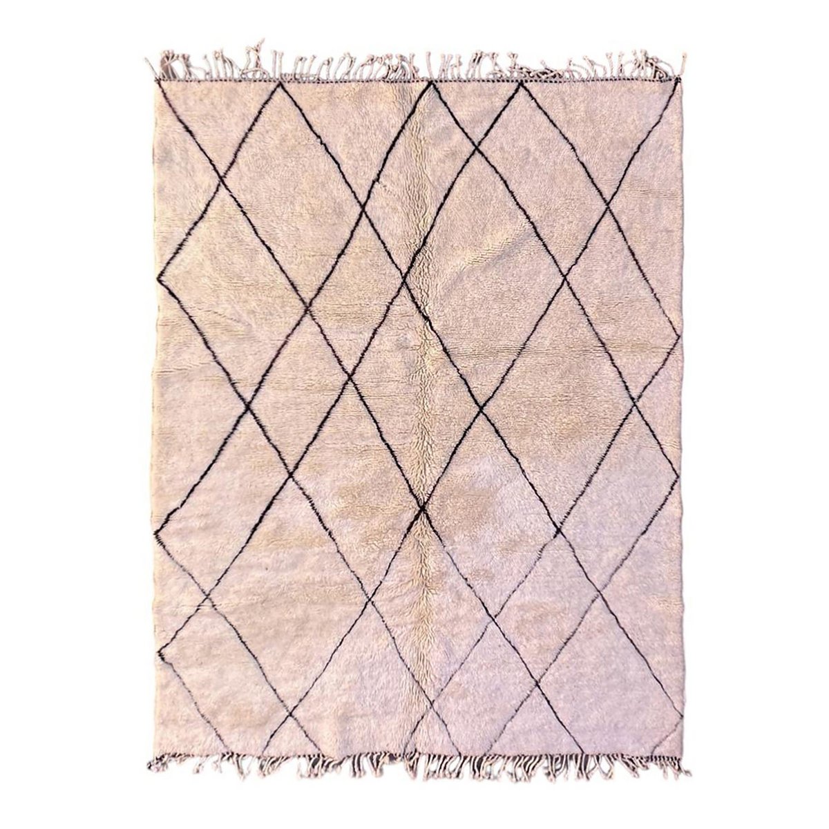 Berber wool rug from M'Rirt 224 x 294 cm