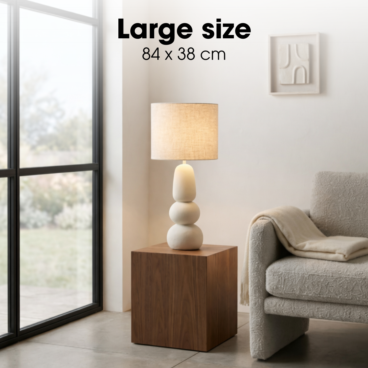Table lamp Menko Cream