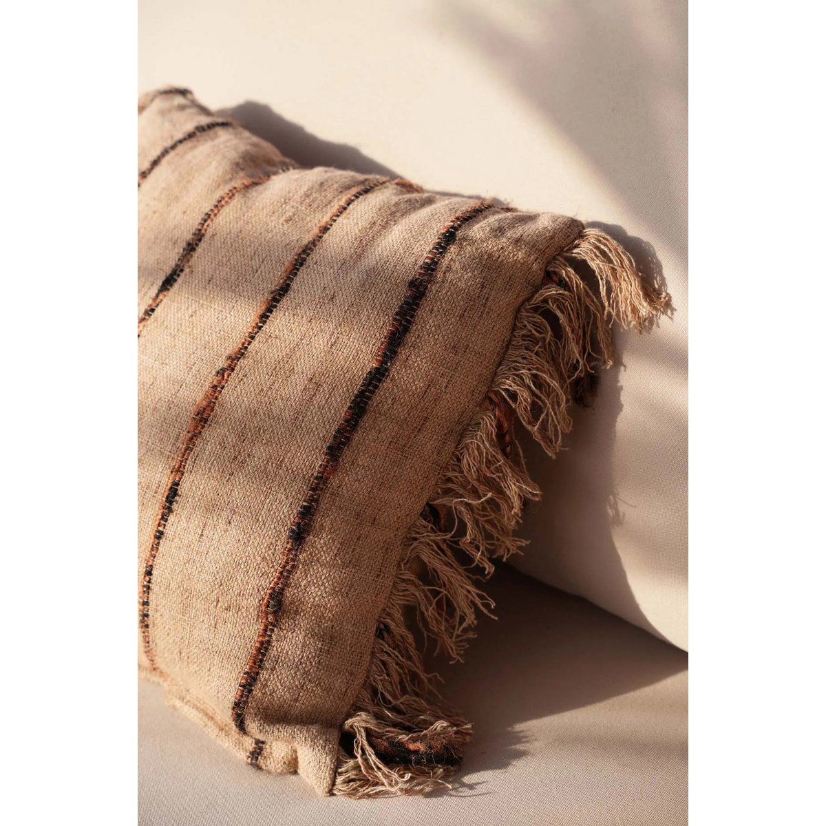 The Oh My Gee Cushion Cover - Beige Black - 40x40