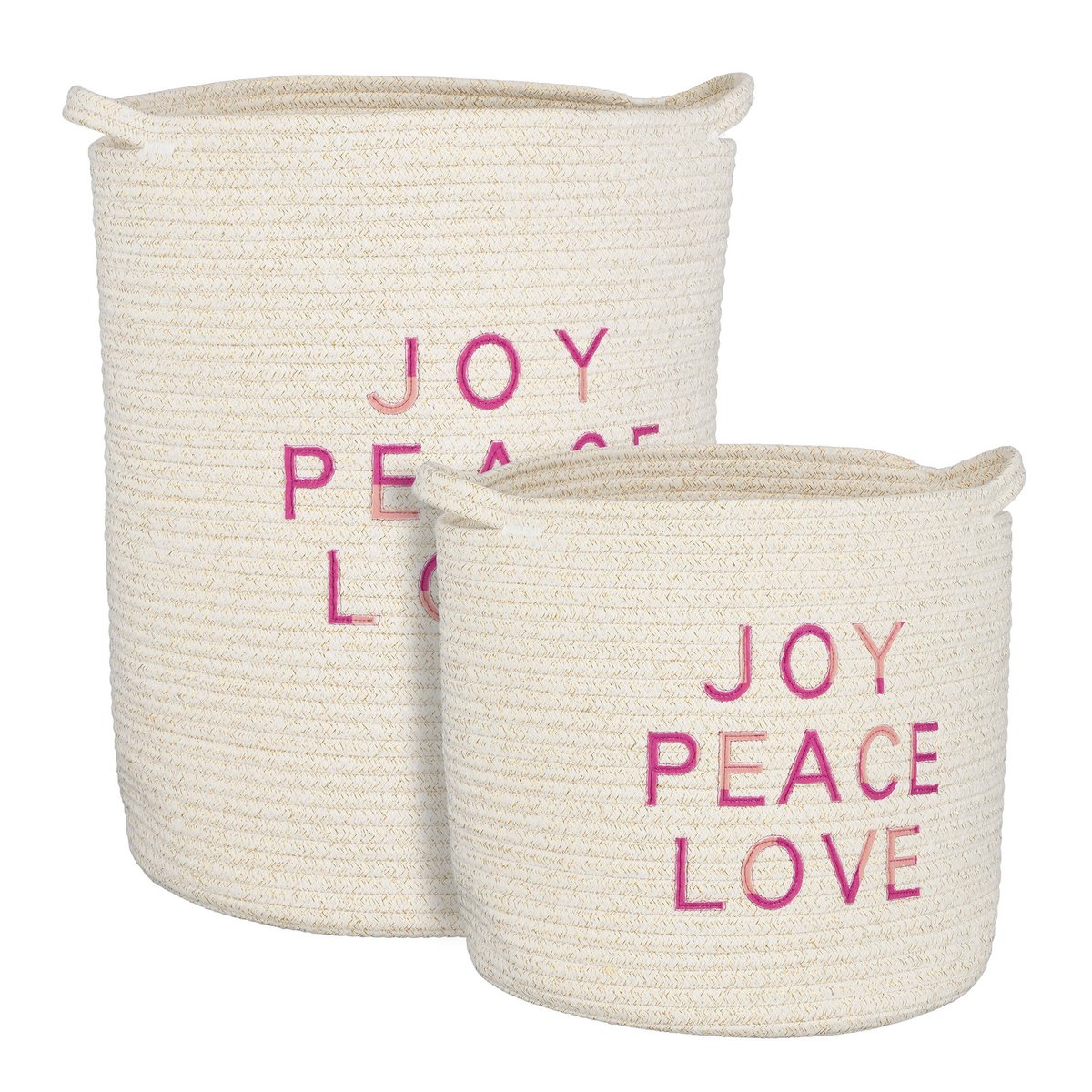Storage basket set White
