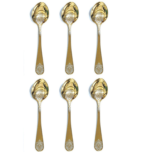 Spoonfuls to the gold brilliant arabesque- Lot of 6