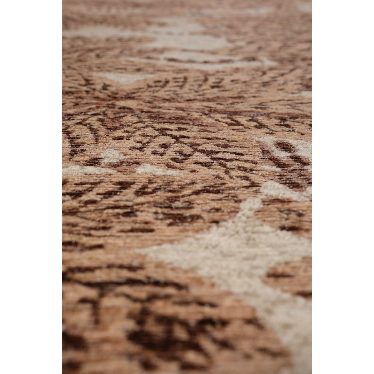 Ariane outdoor recycled rug Rust 80 x 200