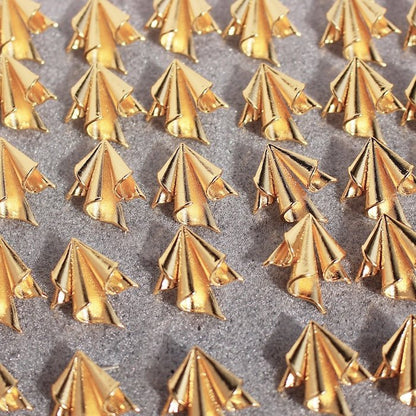 Golden Paper Plane Earrings