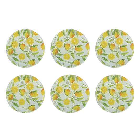 6 lemon glass set