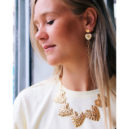 Statement necklace 'Bold Hearts'