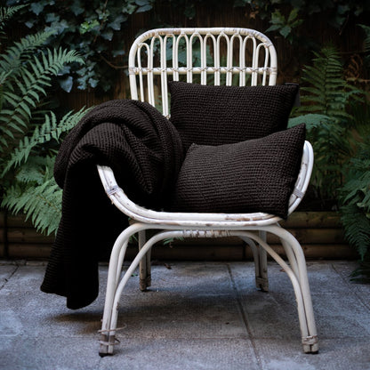 Maïa carbon bed throw 180 x 260