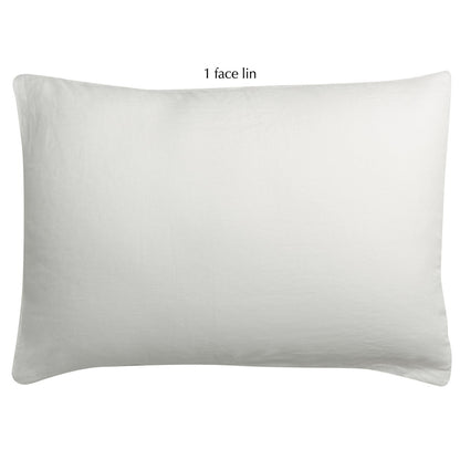 Taie d'oreiller Linco Blanc 50 x 75