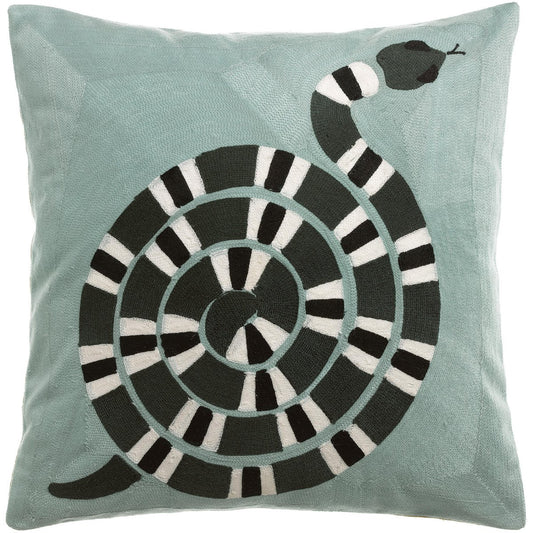 Yoka Ciel embroidered cushion 45 x 45