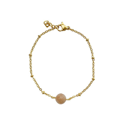 Armband Maansteen - Goud
