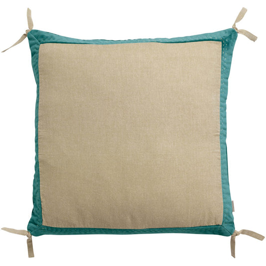 Green green Elise Chambray cushion 45 x 45