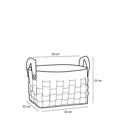 Storage basket set Brown