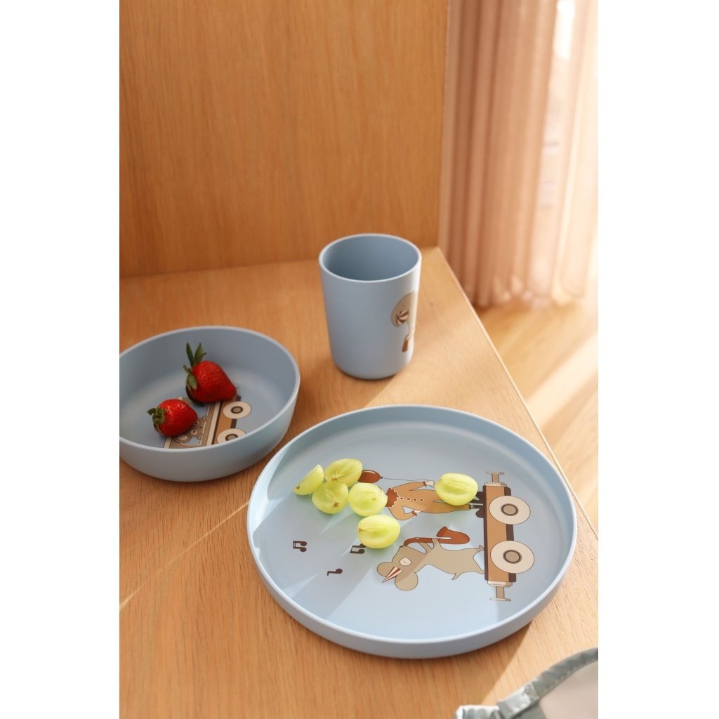 Milas bioplastic (PLA) dinner set 3-pack