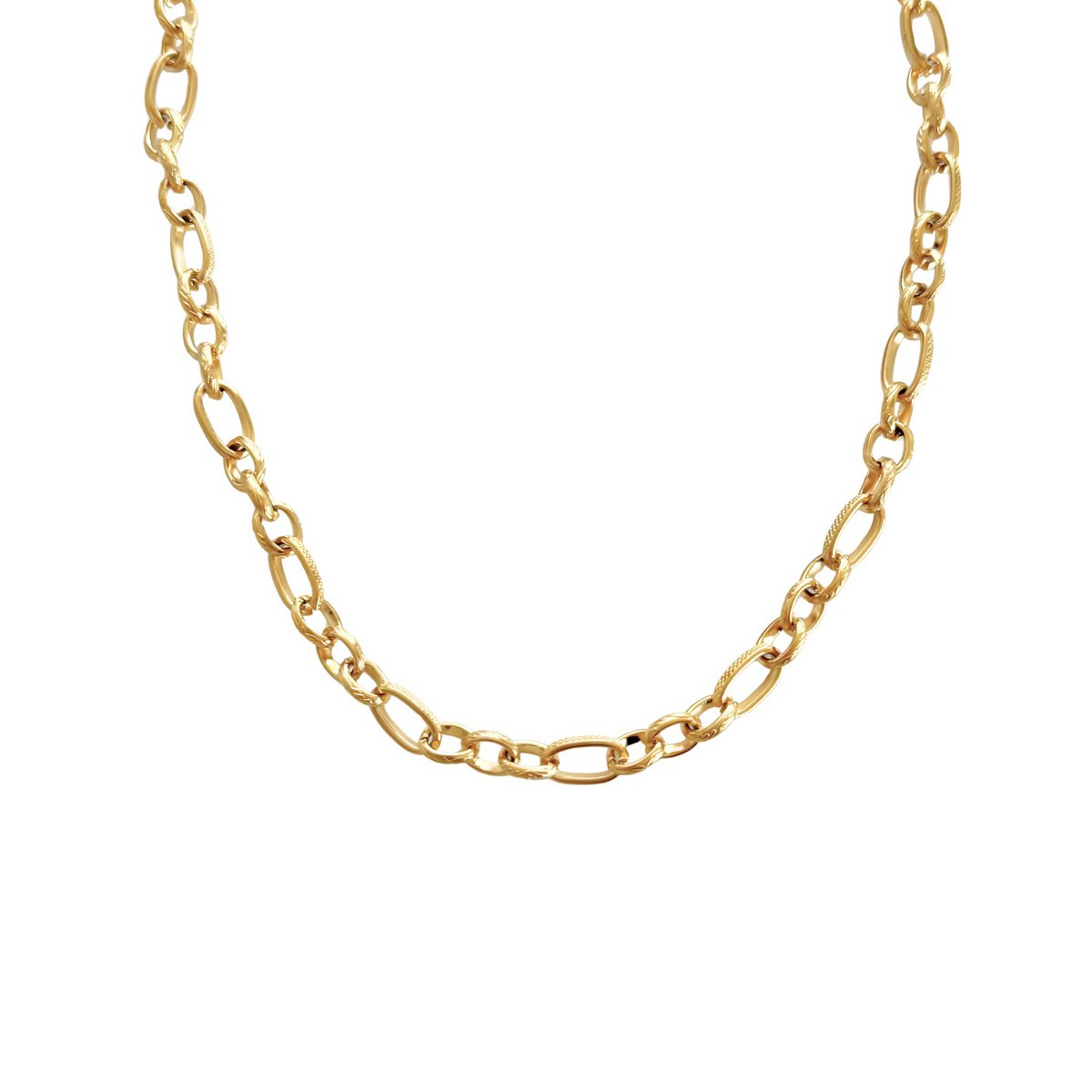 Crazy link necklace - Gold